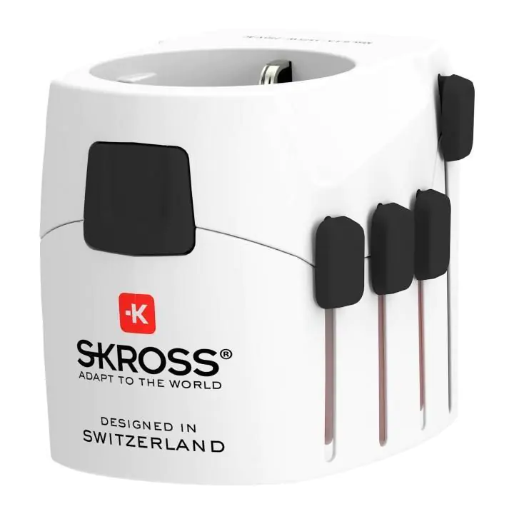 Адаптер SKROSS 500272, EU към Siss+Italy+Brazil, (35939104)