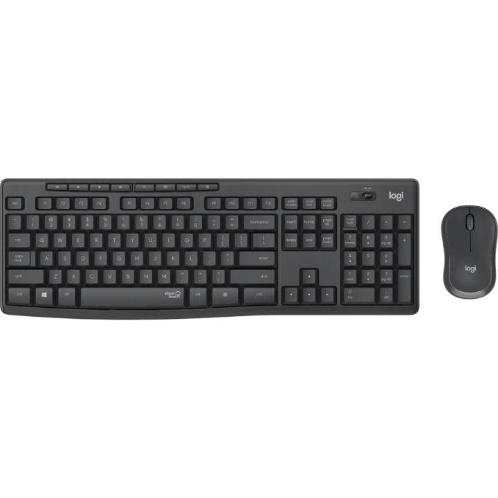 Kомплект безжични клавиатура с мишка Logitech MK295, (35934075)