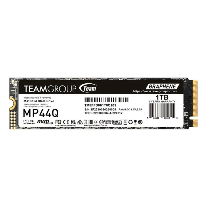 SSD Team Group MP44Q, M.2 2280 NVMe, 1TB, PCI-e 4.0 x4, (35939238)