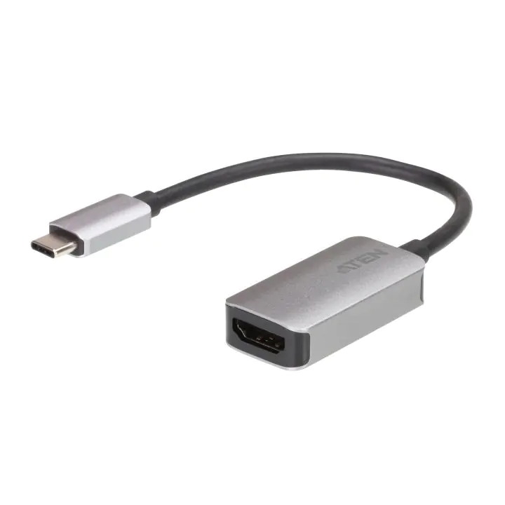 Адаптер ATEN UC3008A1, USB-C мъжко - HDMI женско, 4K, Черен, (35935064)