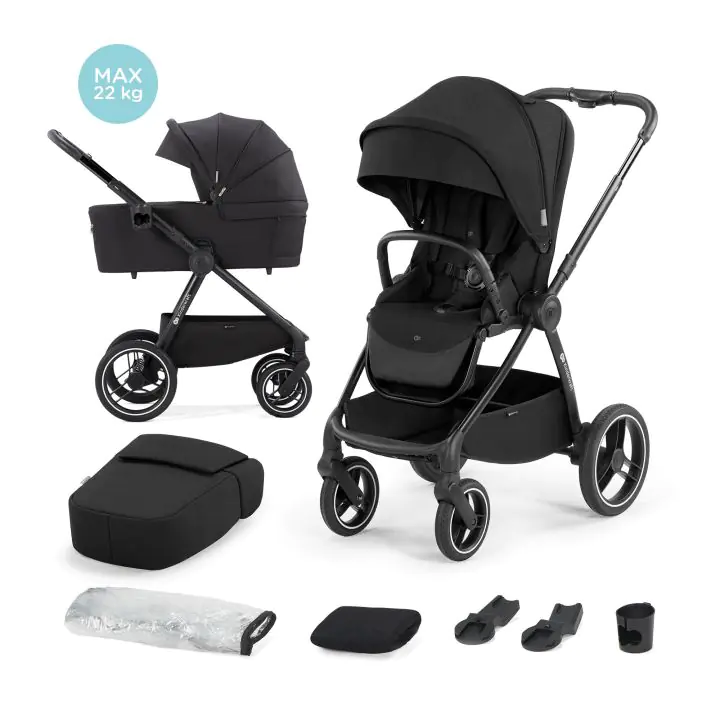 Бебешка количка Kinderkraft NEA 2в1 NEA, Midnight Black, (15746)