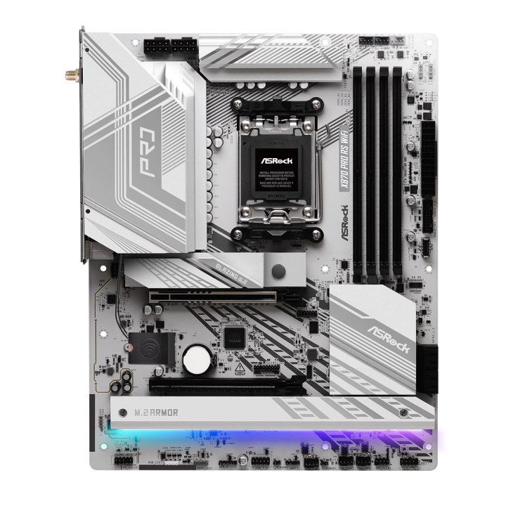 Дънна платка ASROCK X870 PRO RS WIFI, Socket AM5, (35938441)