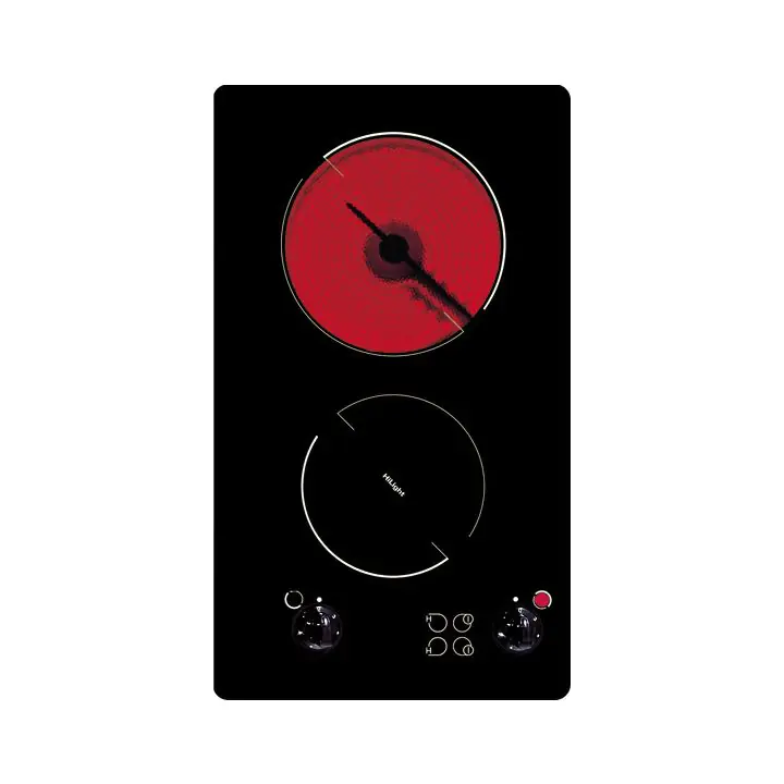 Плот за вграждане Hansa BHCS38120030, стъклокерамичен, черен, (13806)