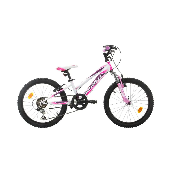 Велосипед Sprint CALYPSO 20", детски велосипед HARDTAIL-Бял
