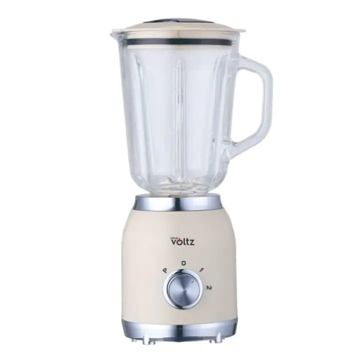 Блендер Voltz OV51162G, 600W, 1.5 L, 2 скорости + Pulse, Стъклена кана, Крем, (35949878)