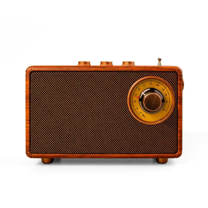 Bluetooth радио колонка Ashu AS23, 5W, 1500mAh, Кафяв, (35946299)