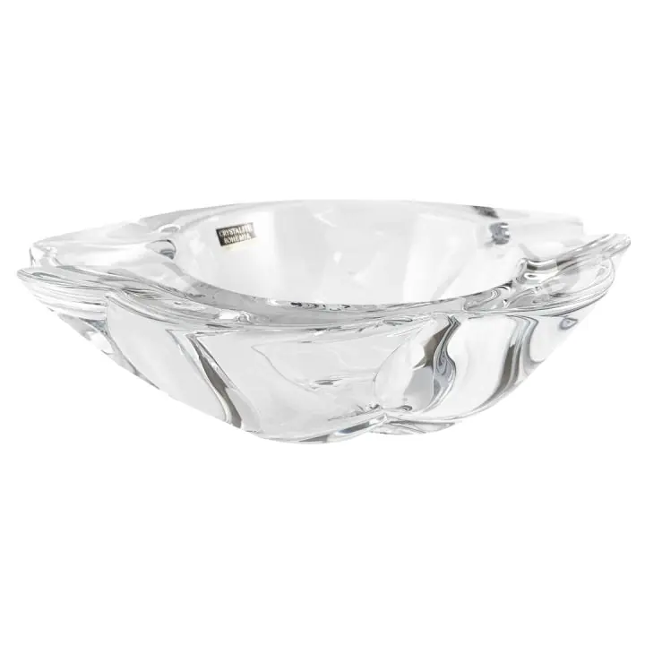 Пепелник за пури и цигари Bohemia Barley Twist Ashtray, 22 см, Кристалит