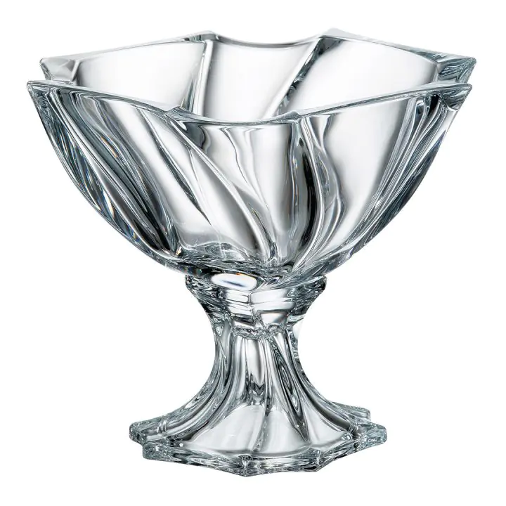 Купа на столче Bohemia Neptune Ftd. Bowl, 25.5 см, Кристалит