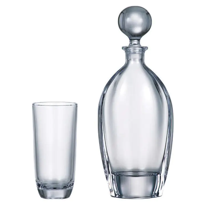 Комплект гарафа + чаши за вода Bohemia Orbit Set 1+6, 700 мл, 6 чаши х 300 мл, Кристалит