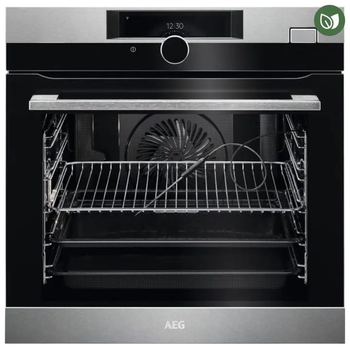 Мултифункционална фурна с готвене на пара AEG BSK988330M, (21622)