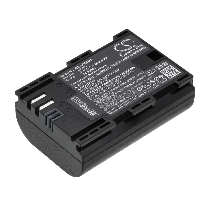 Батерия за камера CANON LPE6 LiIon 7.4V 2000mAh Cameron Sino, (35933534)