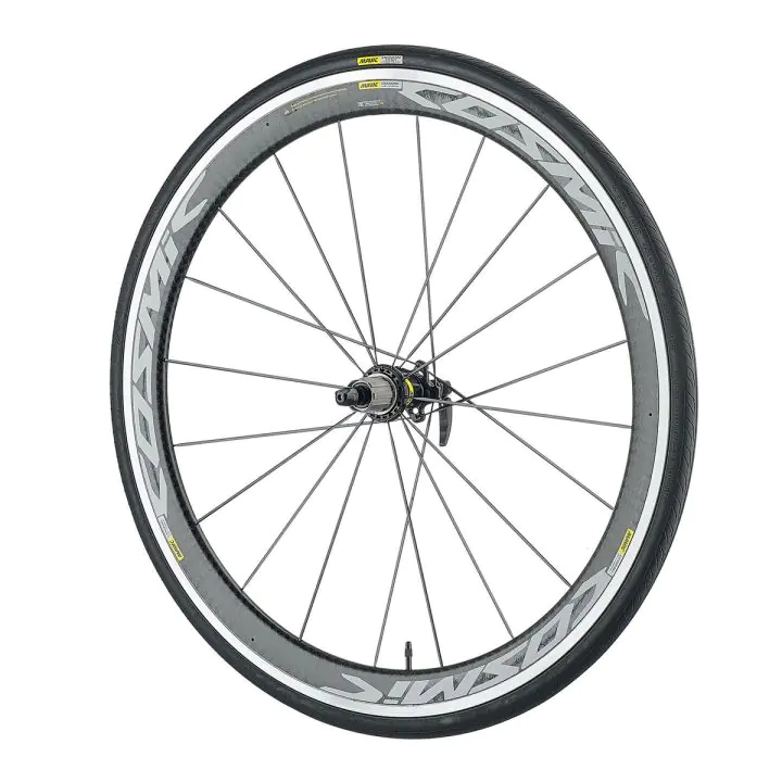 Компонент за велосипед Mavic MAVIC,, COSMIC PRO CARBON BLACK 25, w/TIRE: Yksion Pro PowerLink 25; REAR Капли Задни капли, 25141