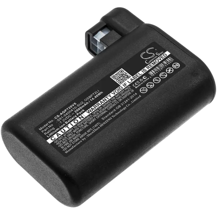 Батерия за прахосмукачка ELECTROLUX 900257877, Osiris, RX8, RX9, AEG 900258195 LiIon 7,2V 2000mAh CAMERON SINO, (35939833)