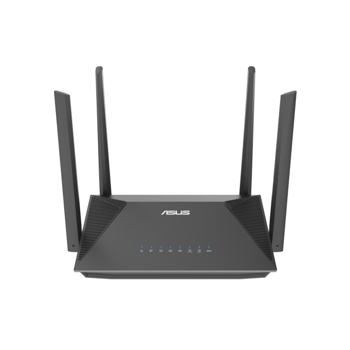 Безжичен рутер ASUS RT-AX52 AX1800 Dual Band WiFi 6 (802.11ax), AiMesh Compatible, Buil-in VPN, (35938606)