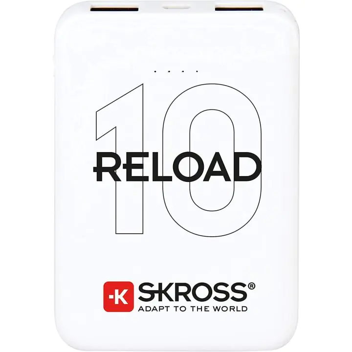 Външна батерия SKROSS RELOAD 10, 10000 mAh, Бял, (35935760)