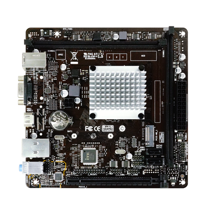 Дънна платка Biostar J4125NHU, Intel® Quad-Core Processor J4125, mATX, 2x DIMM DD4, (35937920)