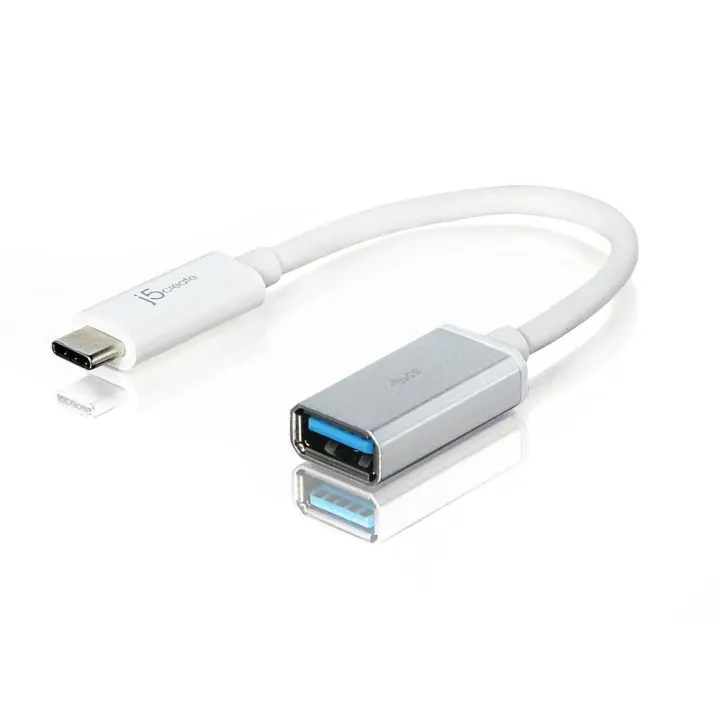 Адаптер j5create JUCX05, USB-C 3.1 мъжко - USB-A женско 5Gb/s, 90см, (35933574)