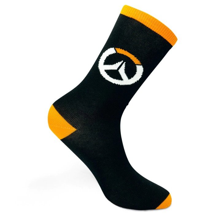 Чорапи ABYSTYLE OVERWATCH Socks Logo, Черен/Оранжев, (35935591)