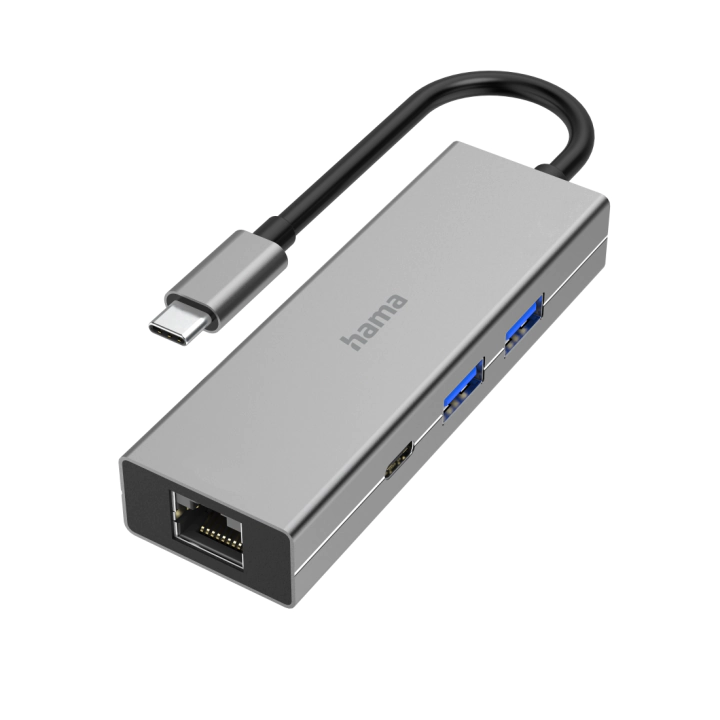 4-портов хъб USB-C, HAMA-200108, (35934731)