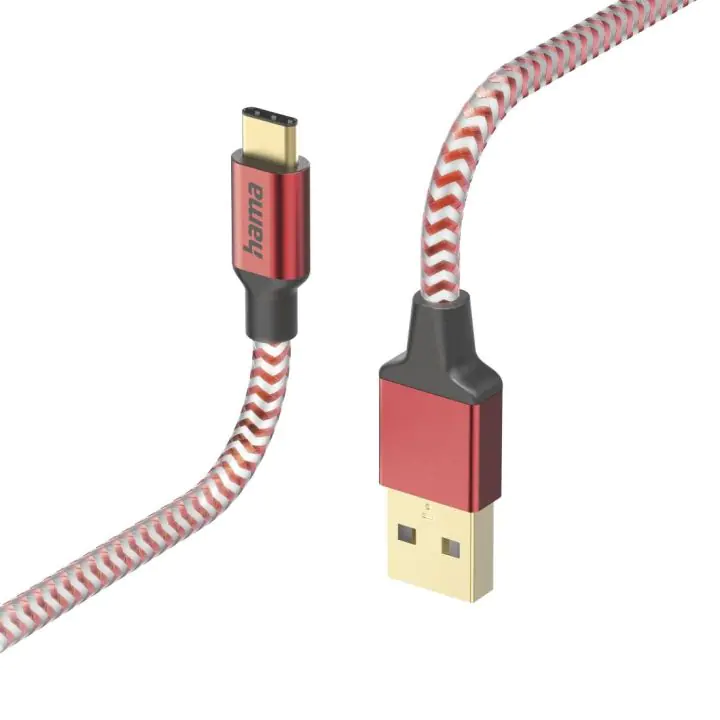 Кабел за зареждане 'Reflective' USB-A - USB-C, 201559, (35937541)