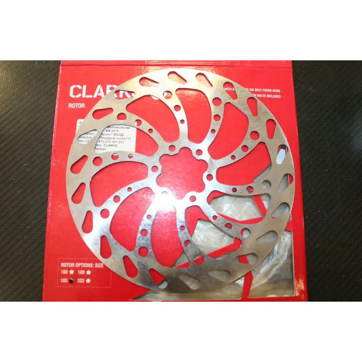 Компонент за велосипед Clarks Диск CLARKS, 185mm ROUND Спирачки, 8053