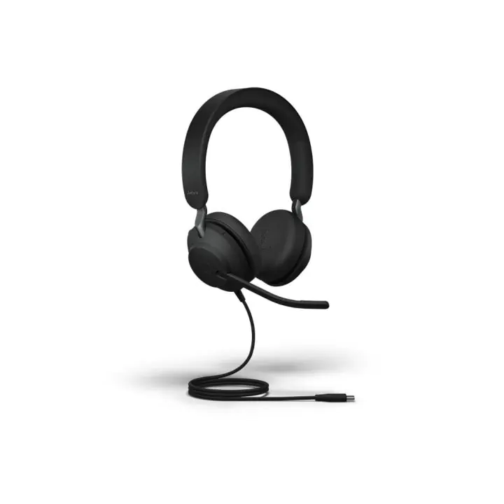 Jabra Evolve2 40 SE, USB-C, MS Stereo слушалка с микрофон, (35940192)