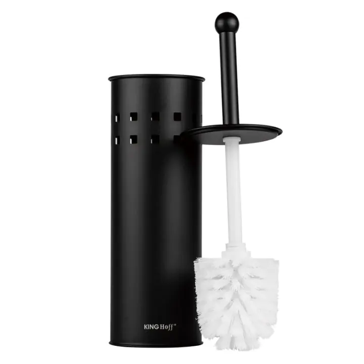 Четка за тоалетна Kinghoff KH 1812, 39.5см, Черна стомана, (20158)