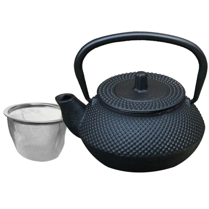 Чугунен чайник Kinghoff KH 1817, 300 ml, Филтър, Индукция, Черен, (17835)