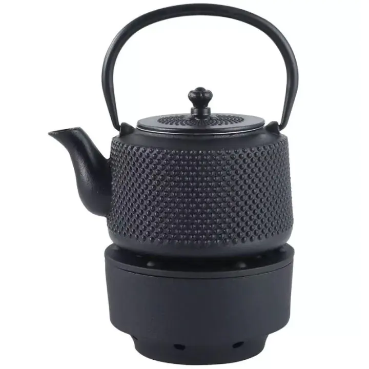 Чугунен чайник Kinghoff KH 1847, 0.8л, Поставка за подгряване, Индукция, Черен, (22374)