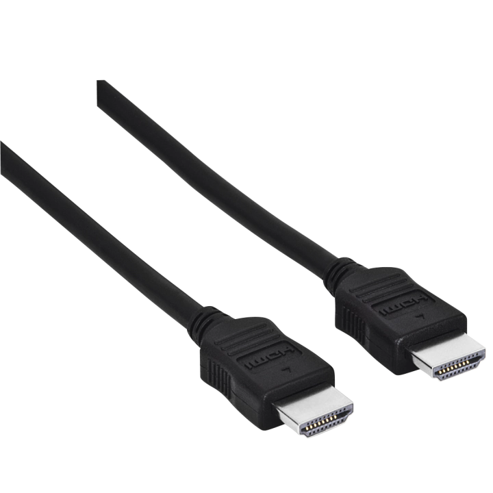 Кабел HAMA 205000, HDMI мъжко - HDMI мъжко, 10Gbit/s, 1080p, 1.5 м, Екраниран, Черен, (35934158)