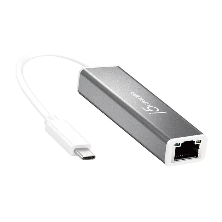 Мрежова карта j5Create JCE133G, Тип USB-C 3.1 Gen1, Gigabit Ethernet, Сив, (35934276)