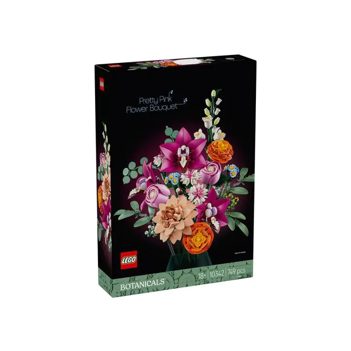 LEGO Botanicals - Beautiful Pink Flower Bouquet , 10342, (35938969)