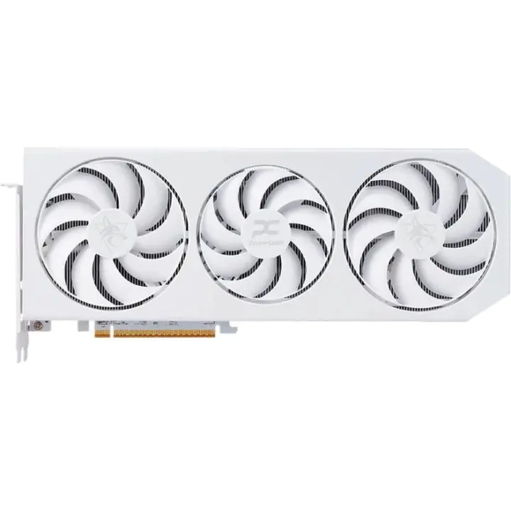 Видео карта PowerColor Radeon RX 9070 XT Hellhound White 16GB GDDR6, (35939498)