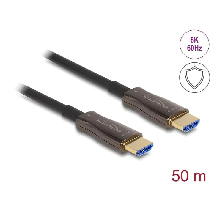 Оптичен кабел Delock, HDMI 8K, 60Hz, 48Gbps, 50 m, (35937960)