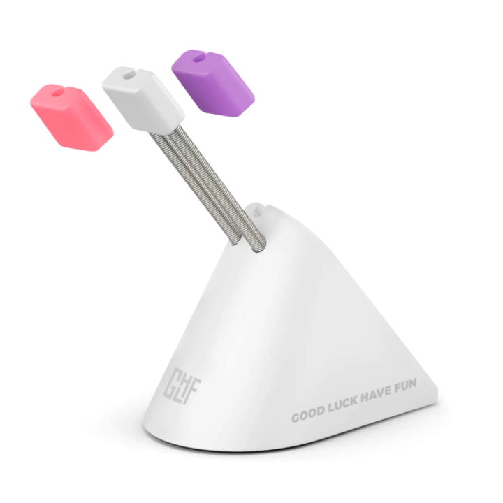 Геймърски аксесоар за кабела на мишката FragON 3 сменяеми цвята - Бял, (35938814)