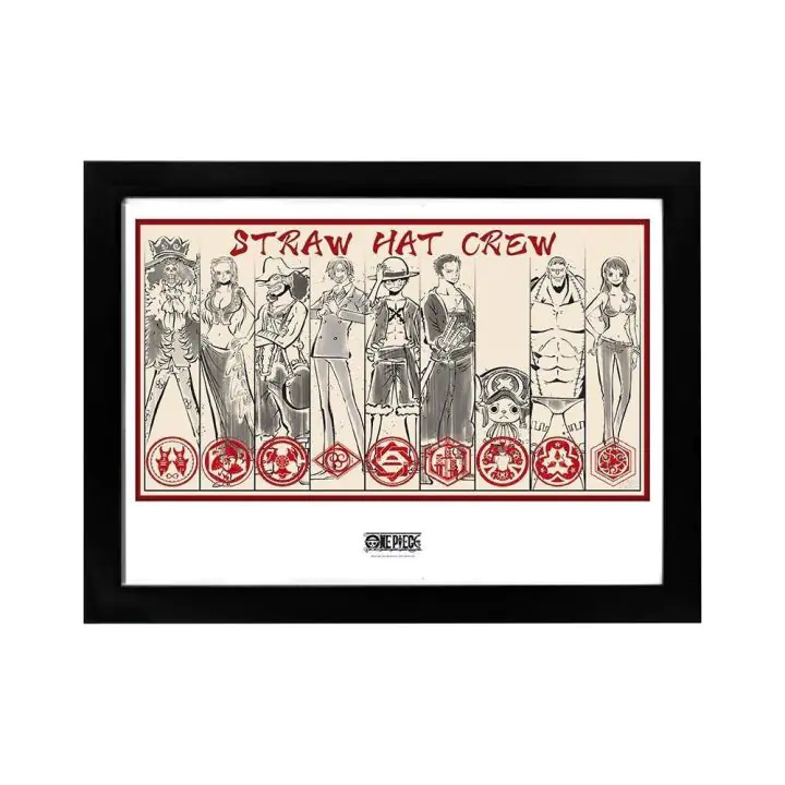 GBEYE ONE PIECE - Framed print 'Straw Hat Crew' (30x40), (35935641)