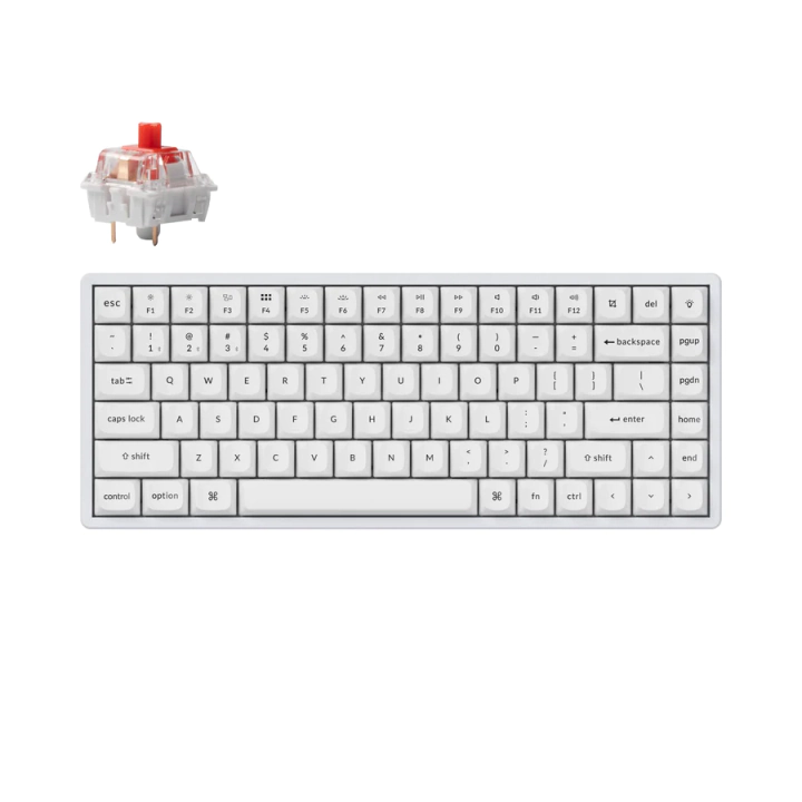 Геймърска механична клавиатура Keychron K2 Pro White QMK/VIA - K2P-P1, (35937709)