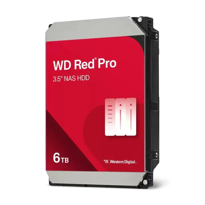 Хард диск WD Red Pro, 6TB NAS, 3.5', 256MB, 7200RPM, WD6005FFBX, (35938567)