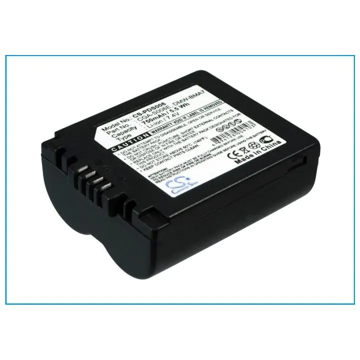 Батерия за апарат Panasonic CGR-S006 LiIon 7.4V 750mAh Cameron Sino, (35933546)