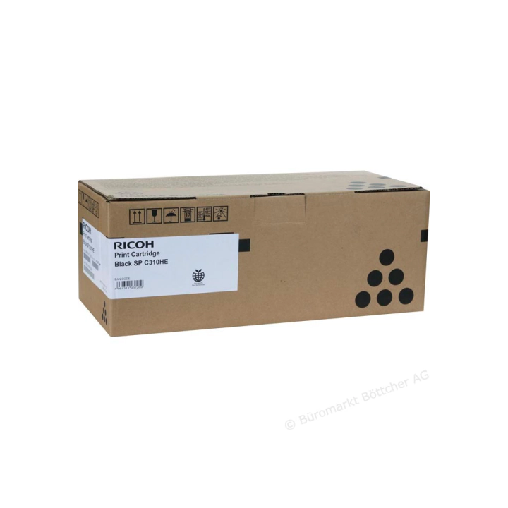 Тонер касета Ricoh SPC310HE, 7200 копия Черен, (35932661)