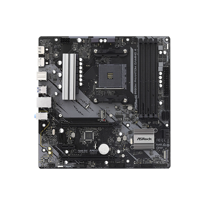 Дънна платка ASRock B550M Phantom Gaming 4, AM4, (35935948)