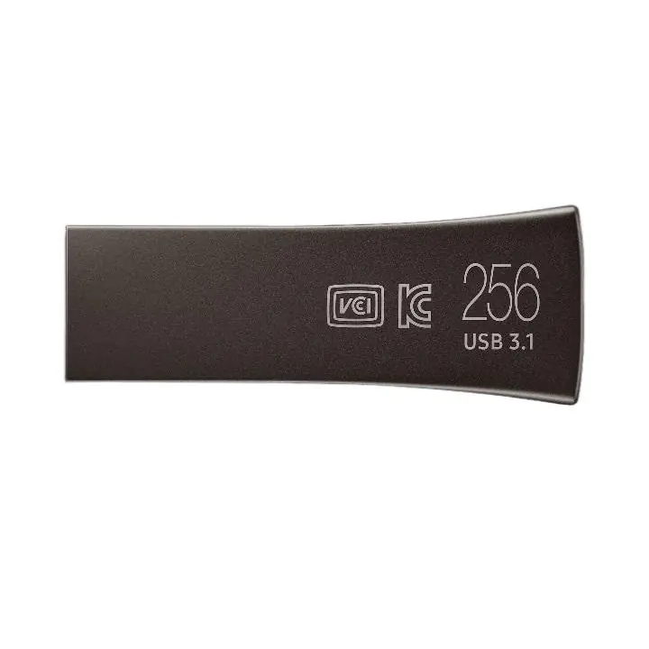 USB памет Samsung BAR Plus, 256GB, USB-A, Titanium Gray, (35937389)
