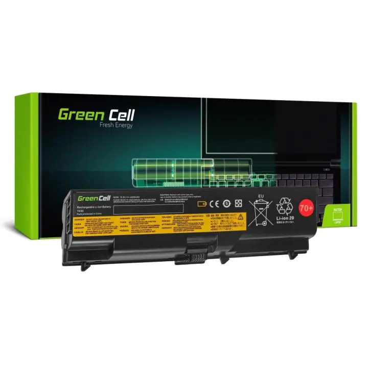Батерия за лаптоп GREEN CELL, IBM Lenovo ThinkPad L430 L530 T430 T530 W530 42T4790, 10.8V, 4400mAh, (35933519)