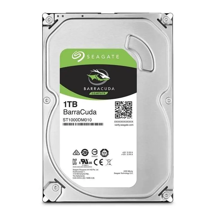 Хард диск SEAGATE BarraCuda, 1TB, 256MB, 7200 rpm, SATA 3, ST1000DM014, (35936884)