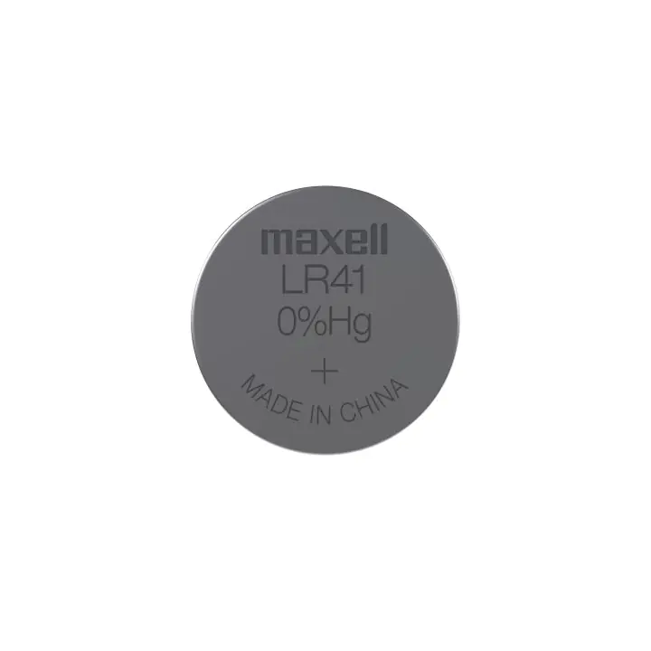 Бутонна микроалкална батерия LR41 /AG3/ 10 бр./pack цена за 1 бр. MAXELL, (35937611)
