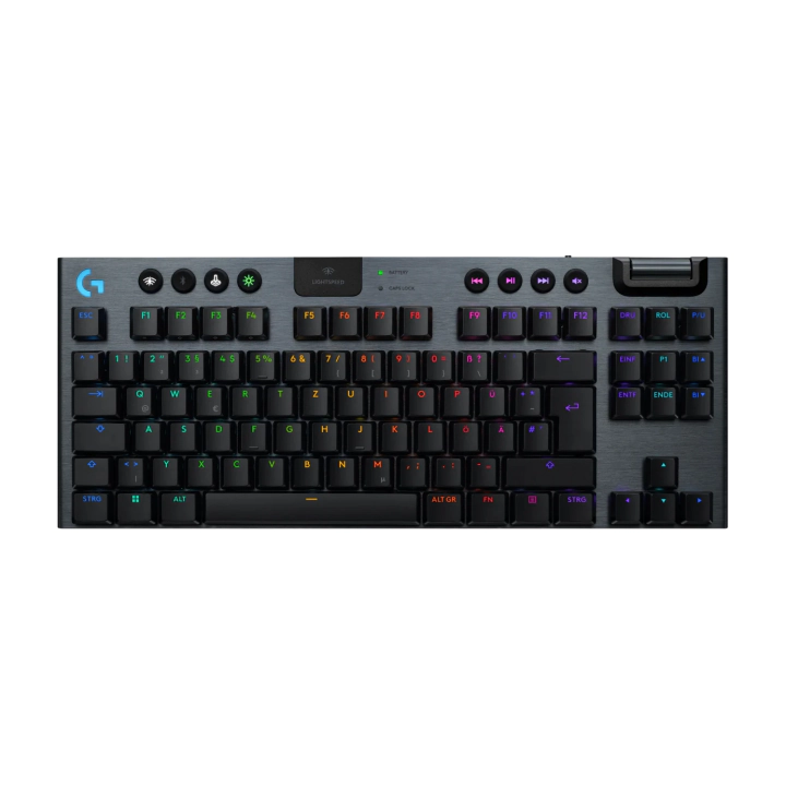 Безжична геймърска механична клавиатура Logitech G915X Lightspeed TKL - Linear Switch, (35938902)