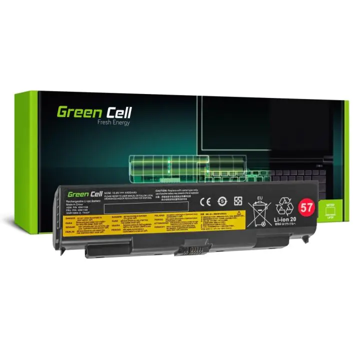 Батерия за лаптоп GREEN CELL, Lenovo ThinkPad T440P, T540P, W540, W541, L440, L540, 11.1V, 4400mAh, (35934380)