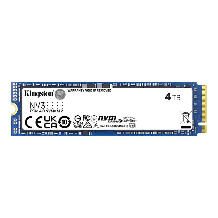 SSD KINGSTON NV3 M.2-2280 PCIe 4.0 NVMe 4000GB, (35938470)