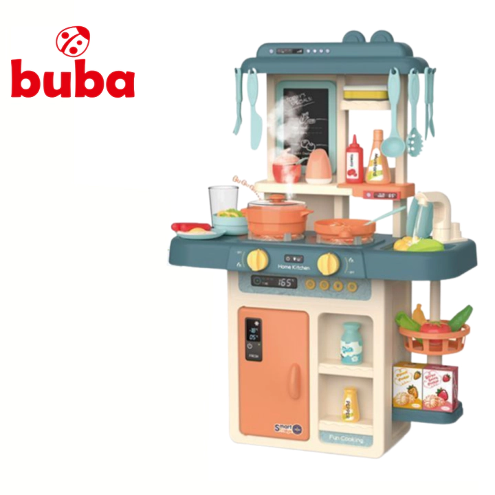 Детска кухня Buba Home Kitchen, 42 части, 889-167, сива, (14900)