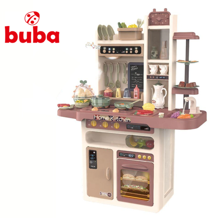 Детска кухня Buba Modern Kitchen, 65 части, 889-212, розова, (14887)